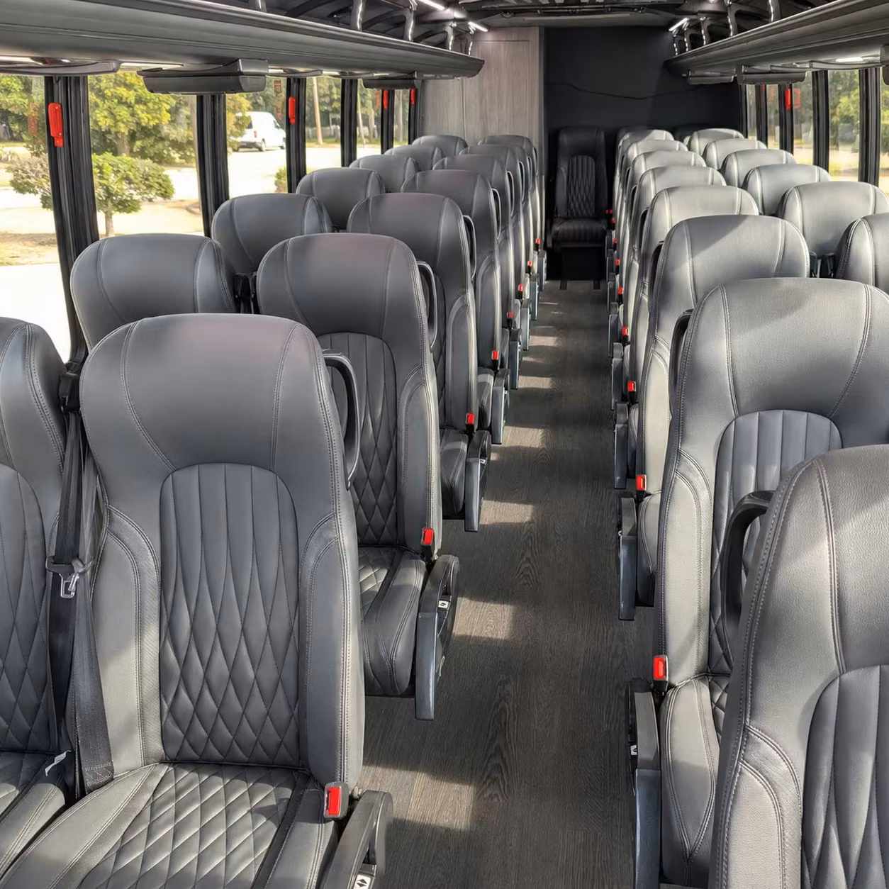 25 passenger minibus interior