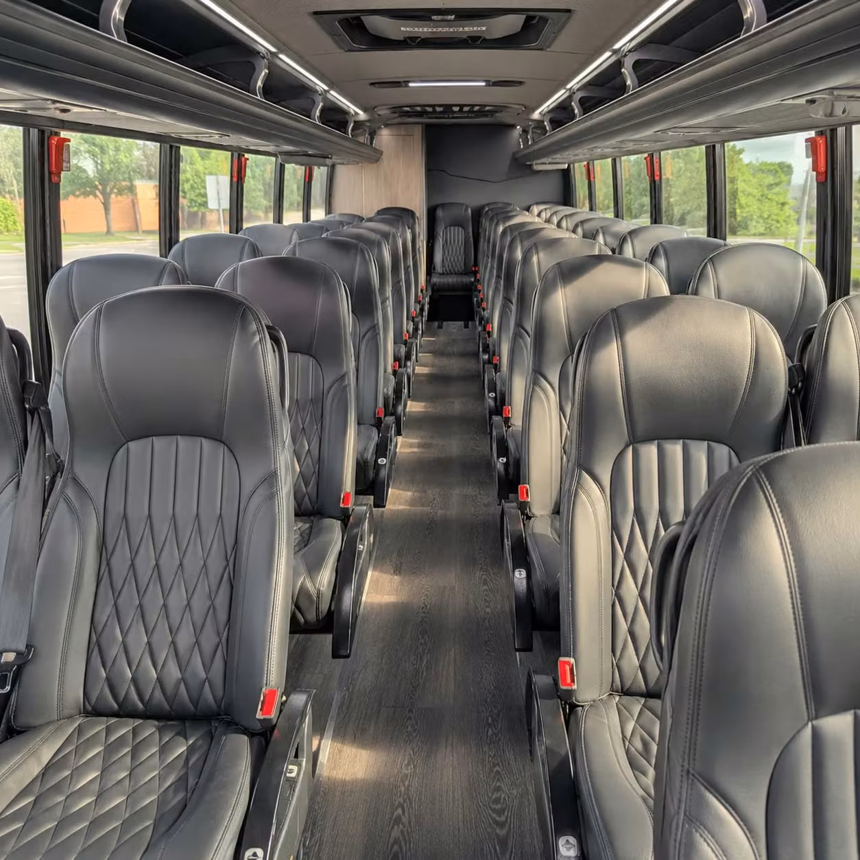 28 passenger minibus inside