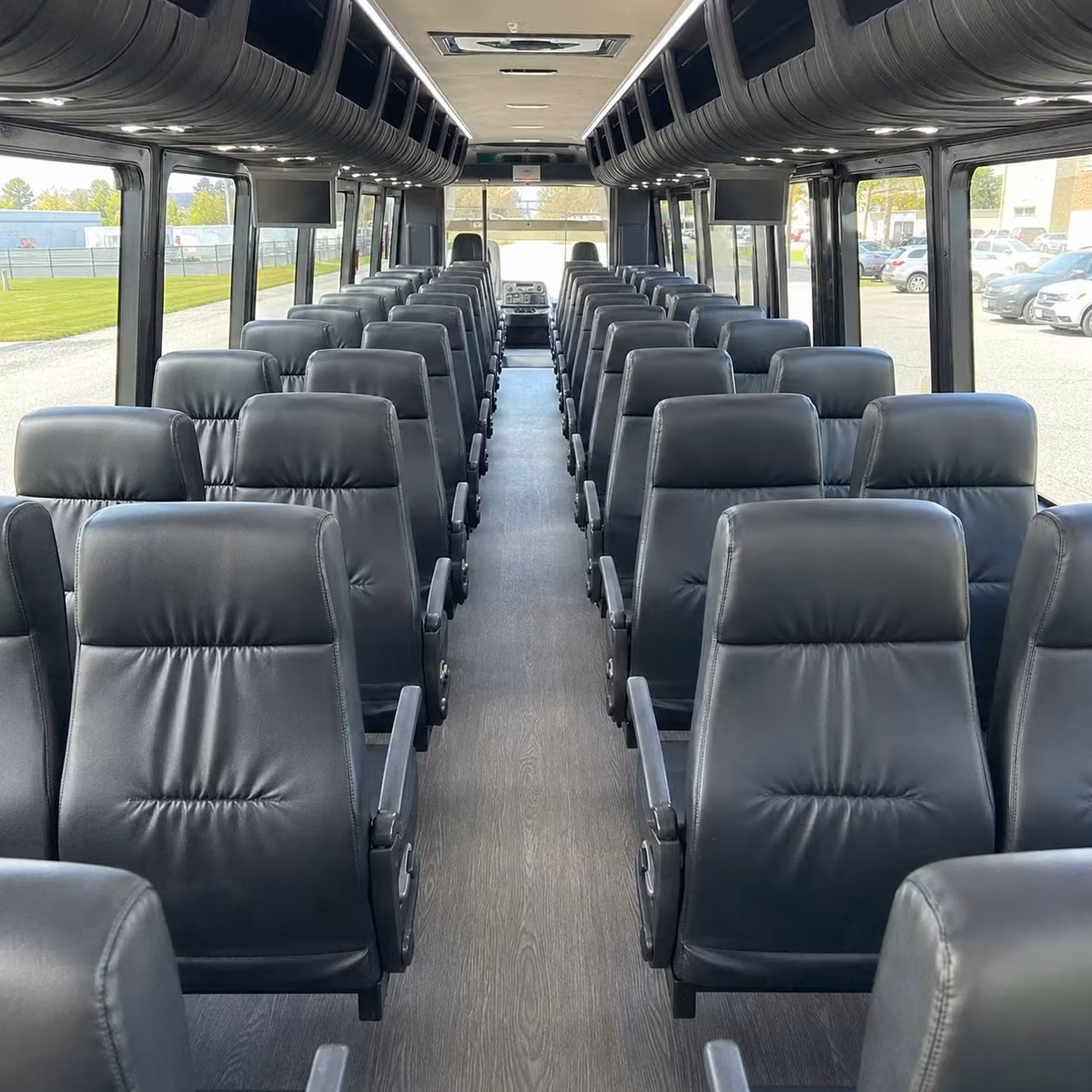 35 passenger minibus inside