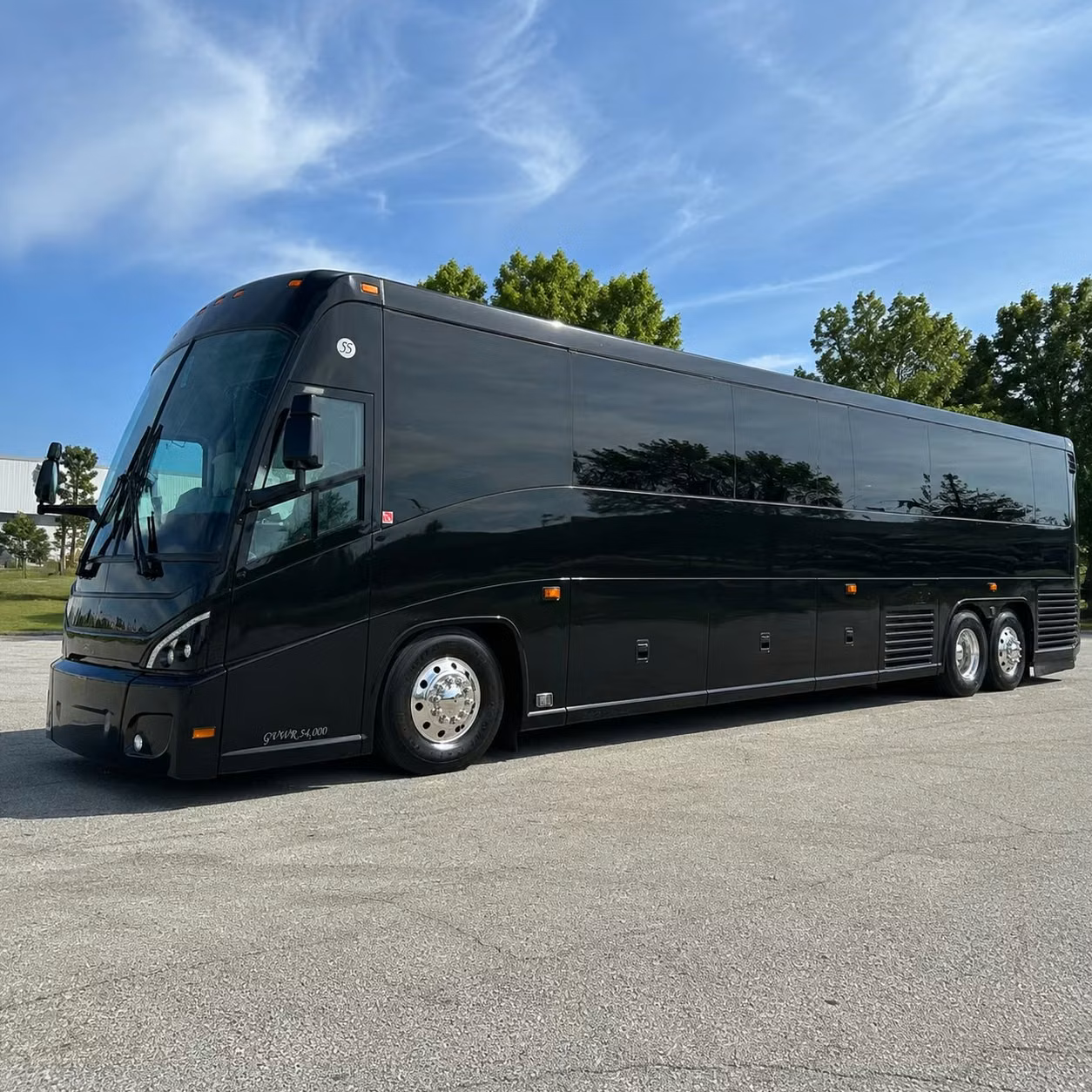 56 passenger charter bus