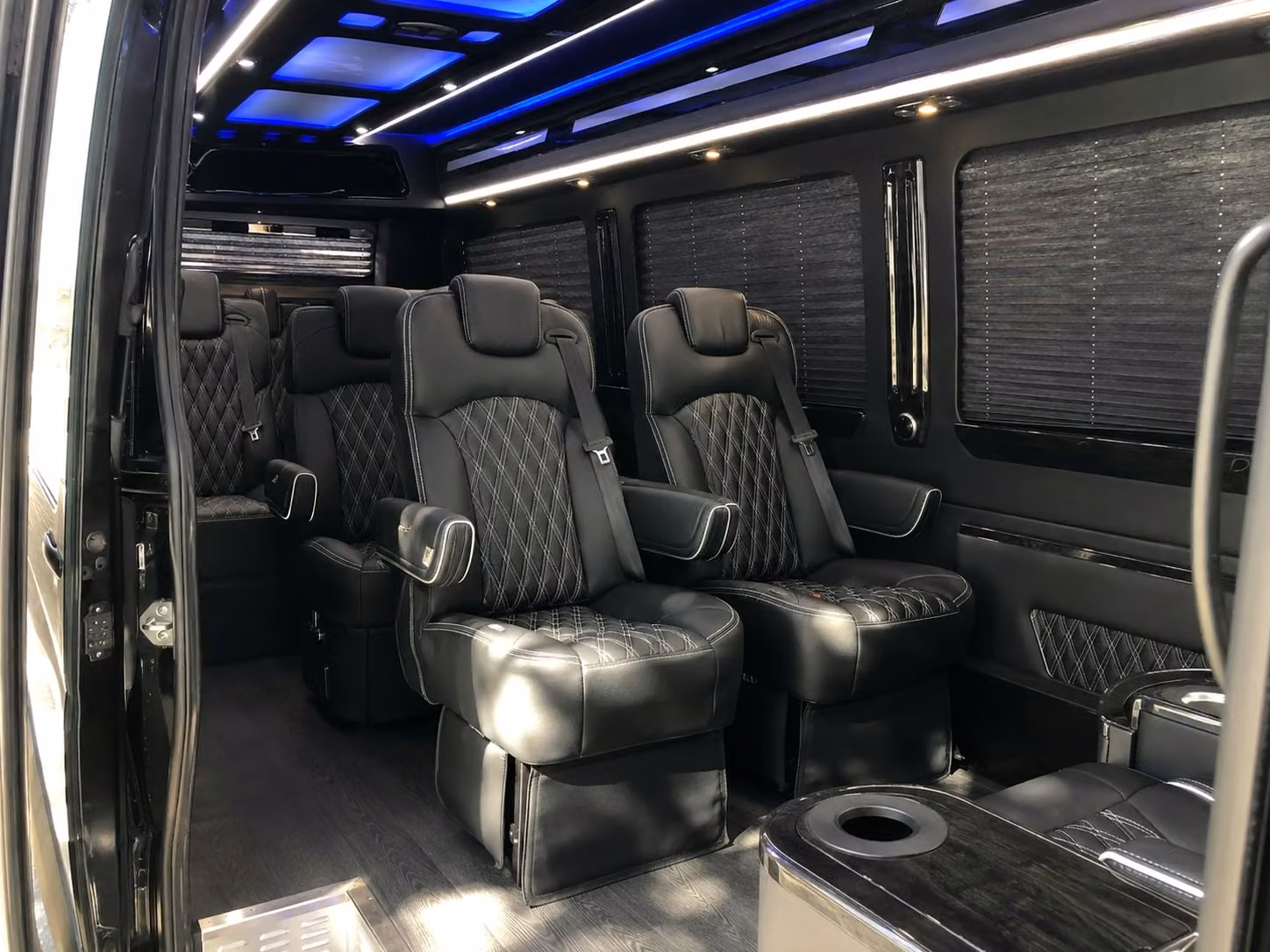 sprinter van with driver interior