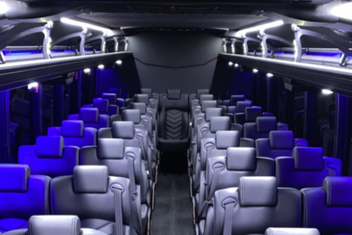 Toms River Charter Bus Interior