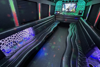 Toms River Limo Bus Interior