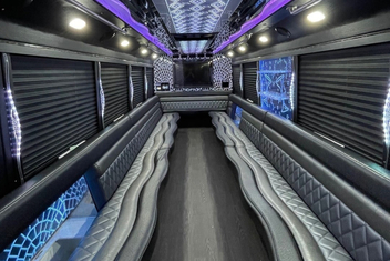 Toms River Party Bus Interior